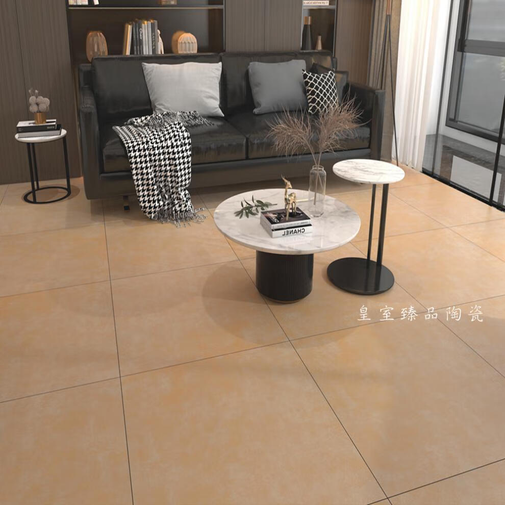 瓷砖600x600客厅地砖仿古砖800x800厨房卫生间哑光墙砖 桔色 莎安娜