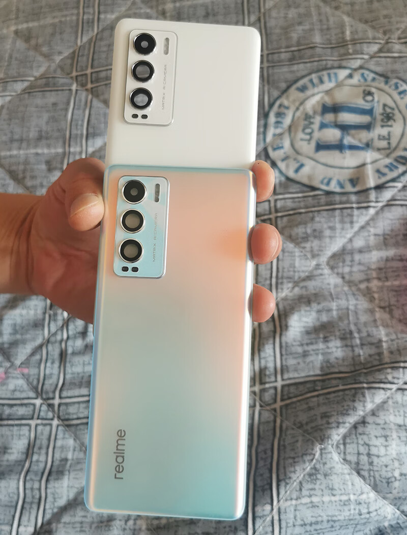 适用原装适用realme真我gt大师探索版后盖玻璃原装真我电池盖后屏手机