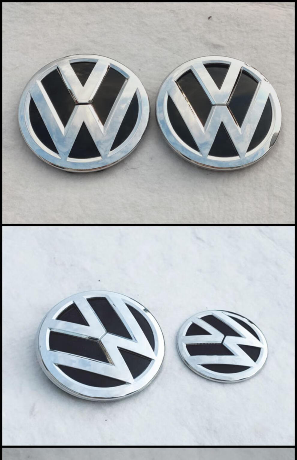 适用于大众车标盖车头标志凌渡车标1521款零度银色中网标gts标汽车