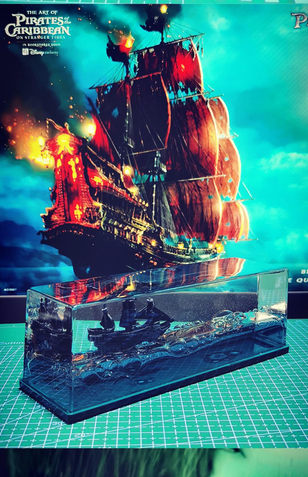 【黑珍珠号】流体漂流瓶【图片 价格 品牌 报价】-京东