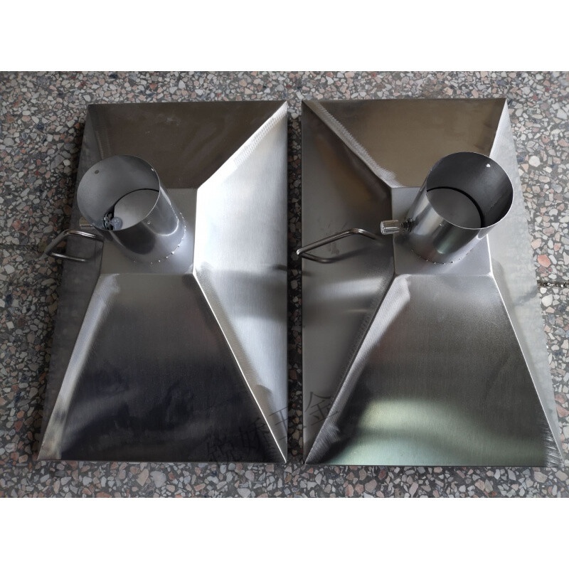 不锈钢除尘吸烟罩大口径废气处理设备实验室原子集气罩 470*370方形耐