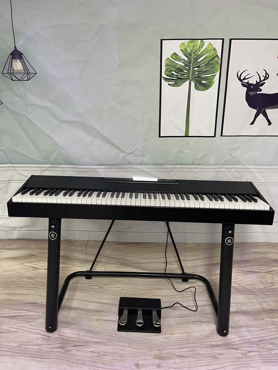 2022新款雅马哈双排键elb02智能电子琴88键玖月奇迹盘重锤家用初学者