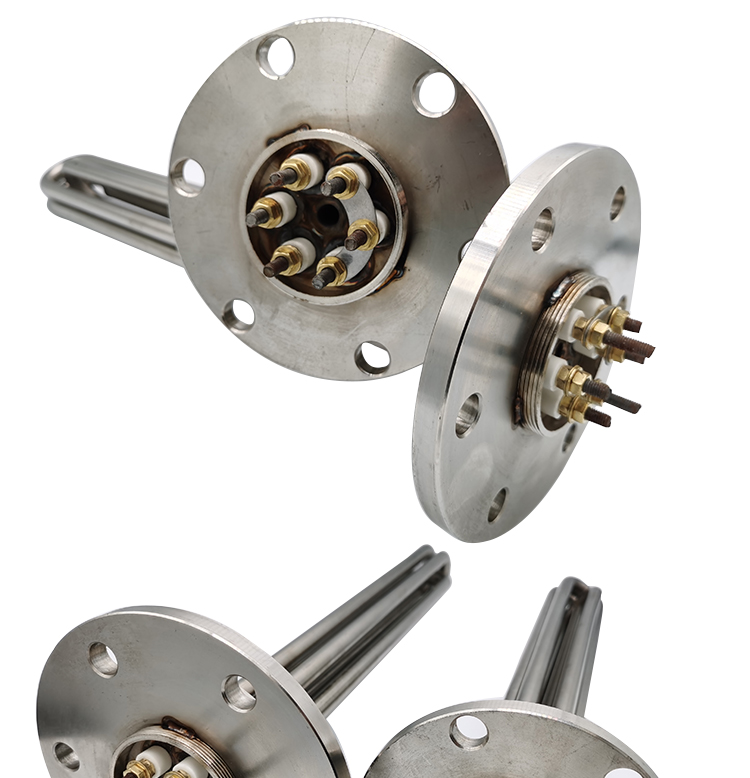 模温机115法兰式电热管 导热油水箱锅炉3kw 6kw 9kw大功率加热管 非标