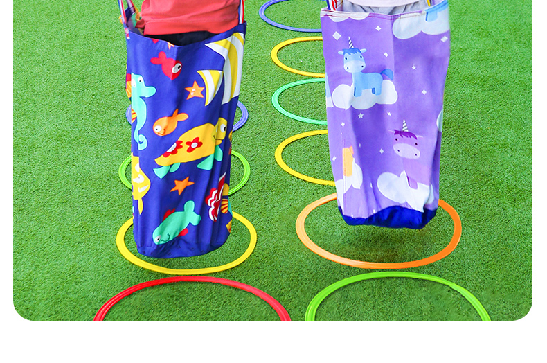 童励 袋鼠跳跳袋幼儿园儿童户外玩具亲子布袋感统训练器材家用跳袋道