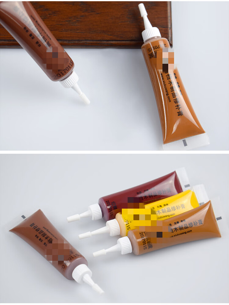 tyul铝合金型材修补膏木器补漆膏地板修复钉眼木门油漆修补膏笔蜡奶白
