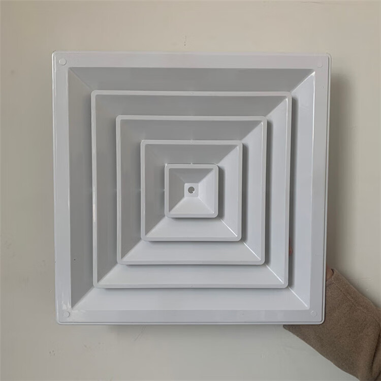 abs方形散流器矿棉板吊顶出风口天花板管道排风通风口600 面板尺寸450