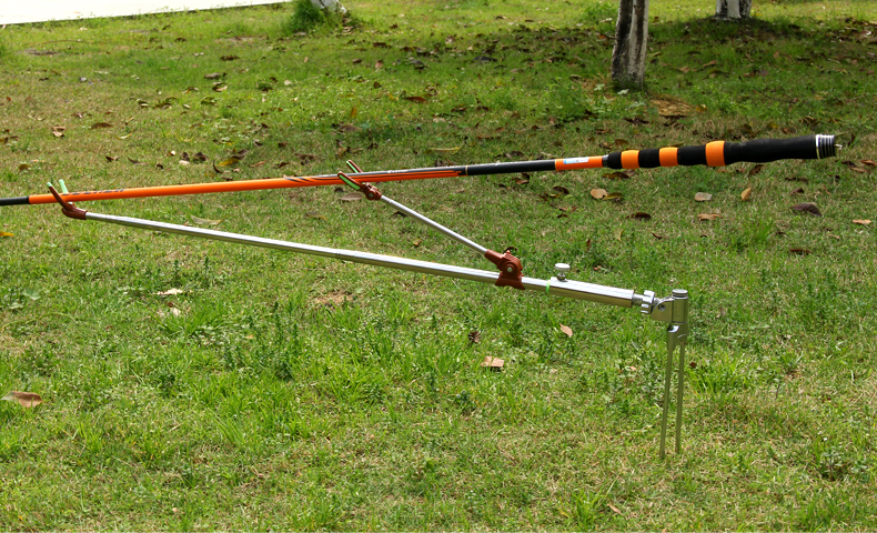 万向不锈钢钓鱼支架炮台架支架地插鱼竿架杆台钓竿渔具垂钓用品