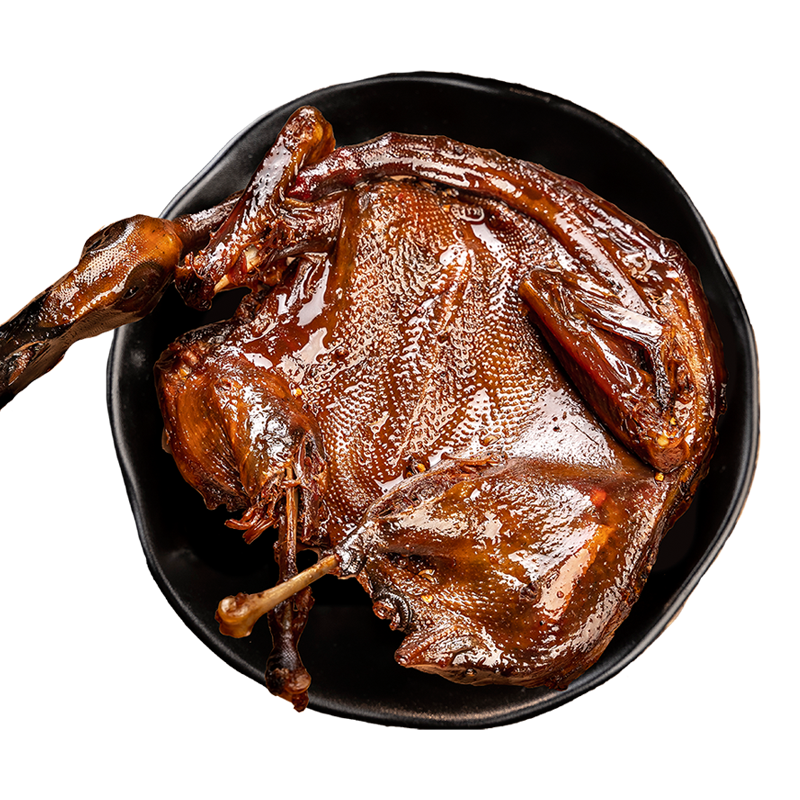 颜家酱板鸭正宗湖南特产长沙常德香辣零食熟食风干手撕辣酱鸭整只