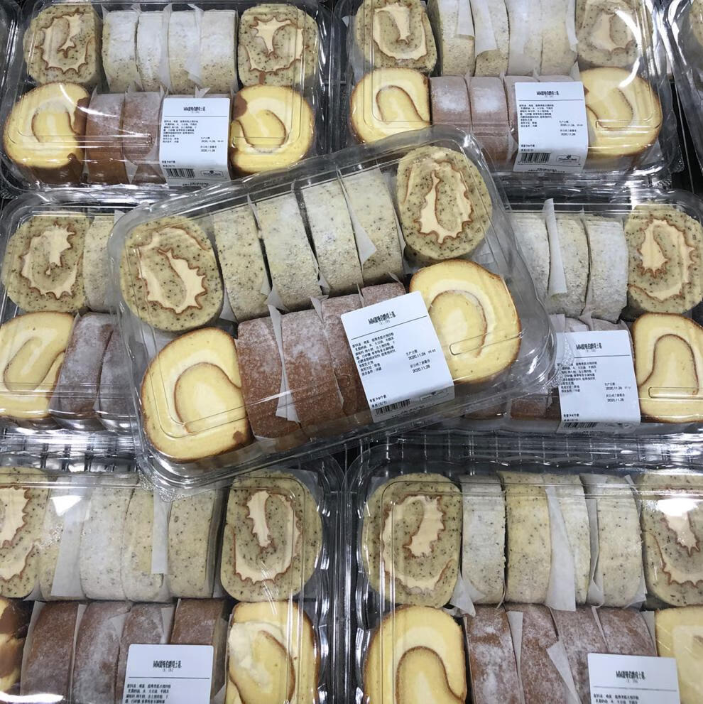 山姆原味伯爵瑞士卷16个动物淡奶油蛋糕1200g保温袋冰袋顺丰瑞士卷1盒