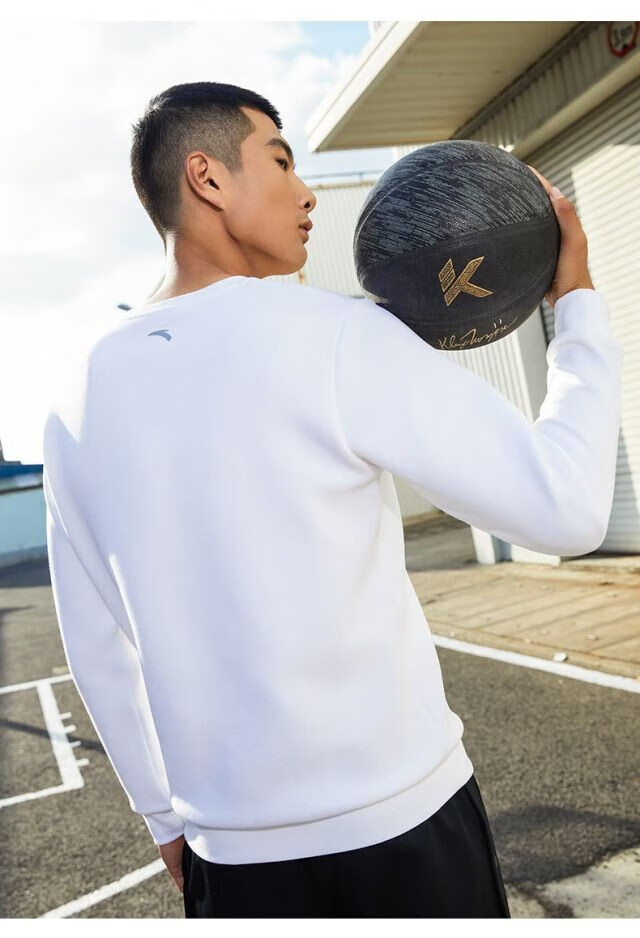 卫衣男秋冬新款圆领套头衫运动休闲长袖服饰外套kt汤普森宽松打底衫