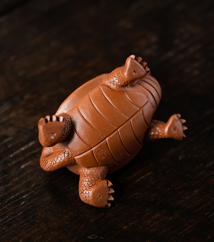 官方旗舰宜兴紫砂茶宠龙龟乌龟摆件茶具茶道茶盘配件工艺品摆件礼品