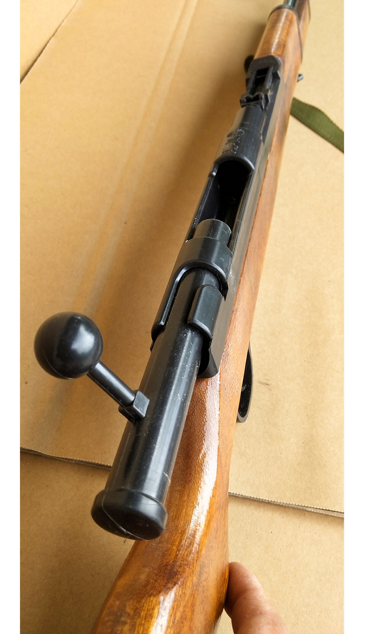 木质八路军影视戏剧新四军红军 1米2 【红褐色】 可以拉动枪栓【图片