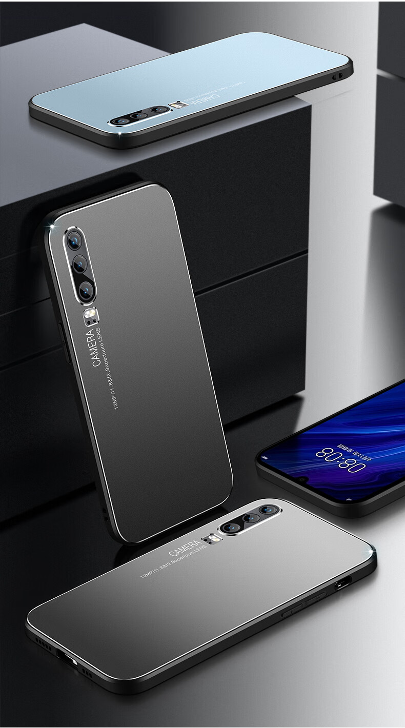 华为p30手机壳ele-al00自带镜头膜保护套p30pro直边软胶全包防摔vog微