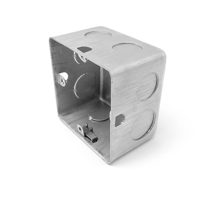 小米(mi)生态同款jdg管钢制86型h40镀锌金属一体拉伸盒铁制暗装接线