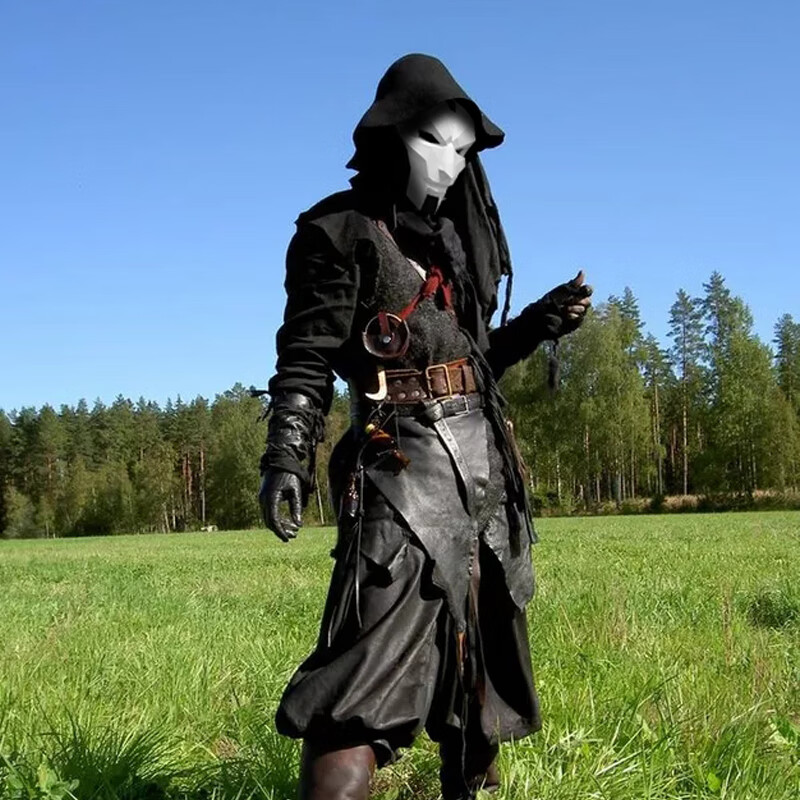 官方旗舰般若面具百鬼夜行英雄联盟cos烬面具般若创意手工diy纸万圣节