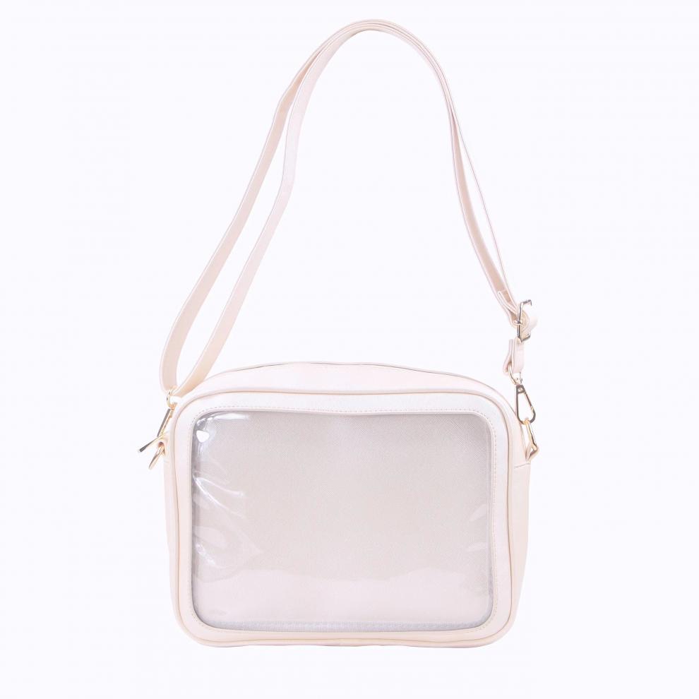 nafandu原创痛包斜跨单肩jk制服包日系lolita吧唧谷子展示透明痛袋