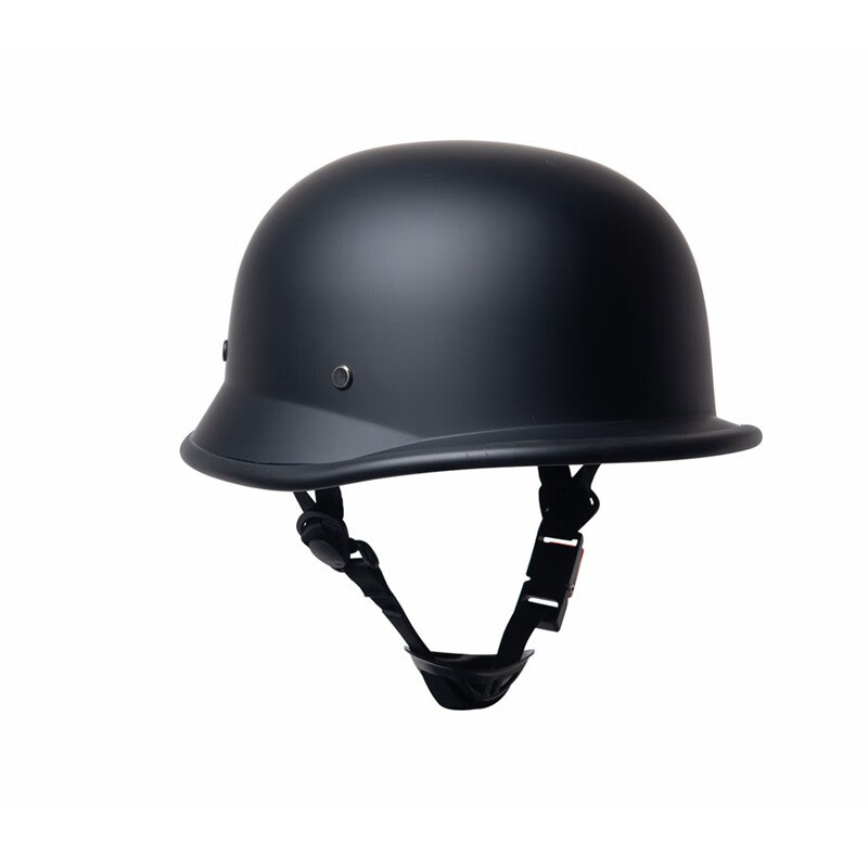 ysdl德式钢盔大码摩托车头盔男女四季通用帽电瓶电0动车半盔夏季德式