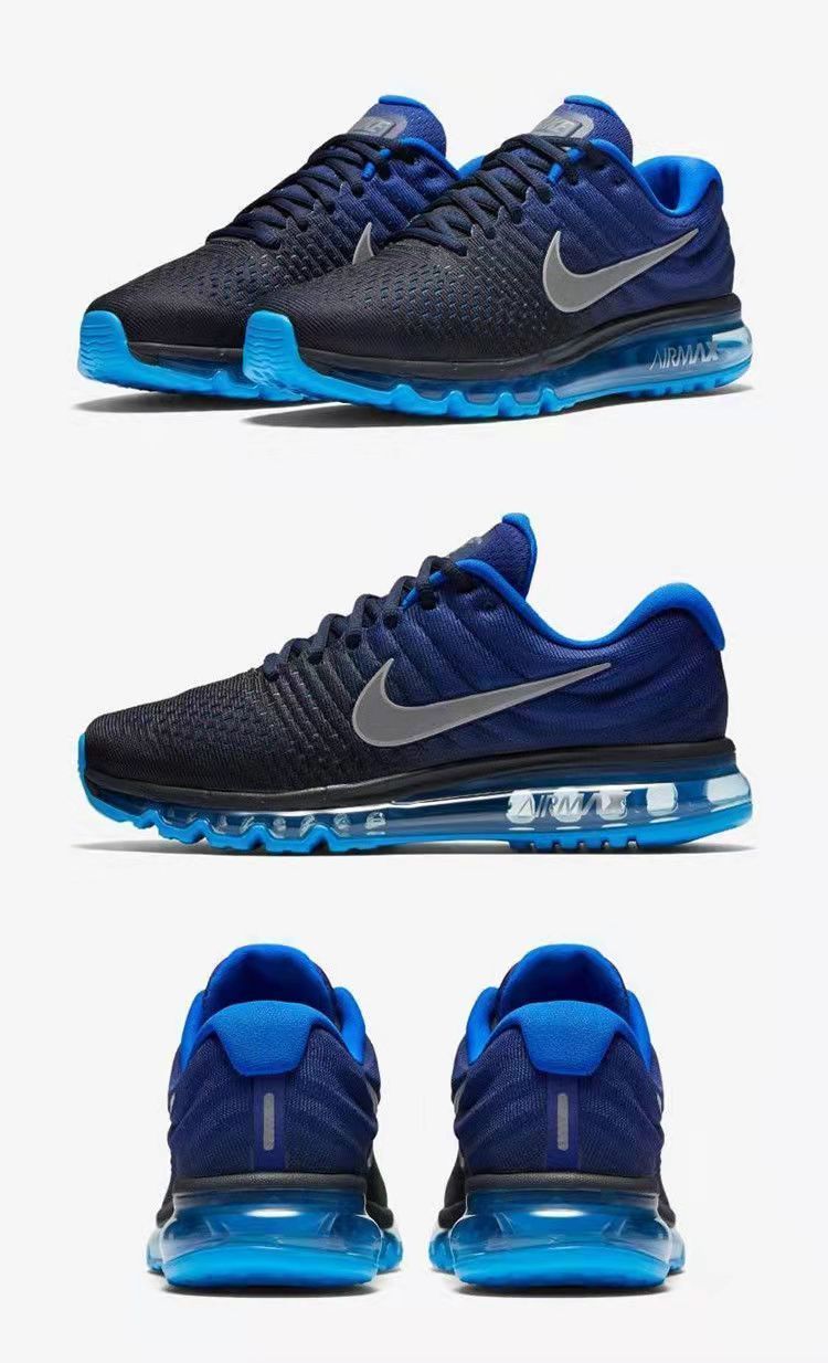 max 2017气垫鞋休闲增高鞋运动百搭跑鞋男女鞋网面全掌气垫鞋nike