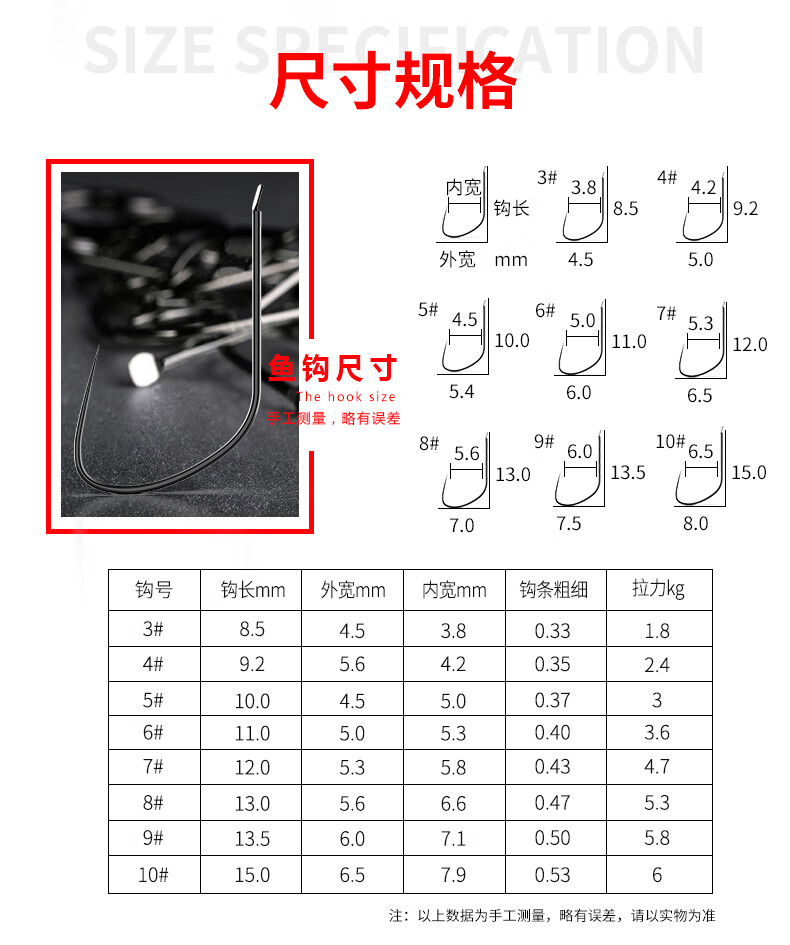 佳钓尼宏鑫专卖店商品编号:10036608151958商品名称:黑坑竞技狼牙鱼钩