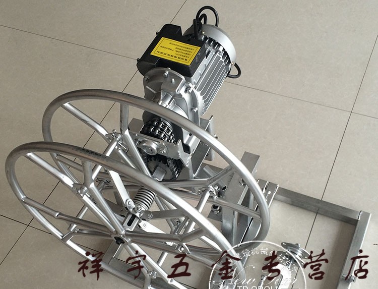 钢丝绳收绳器 电动吊篮电缆 卷绳 缠绳 线材 收线 盘绳机 380v电动