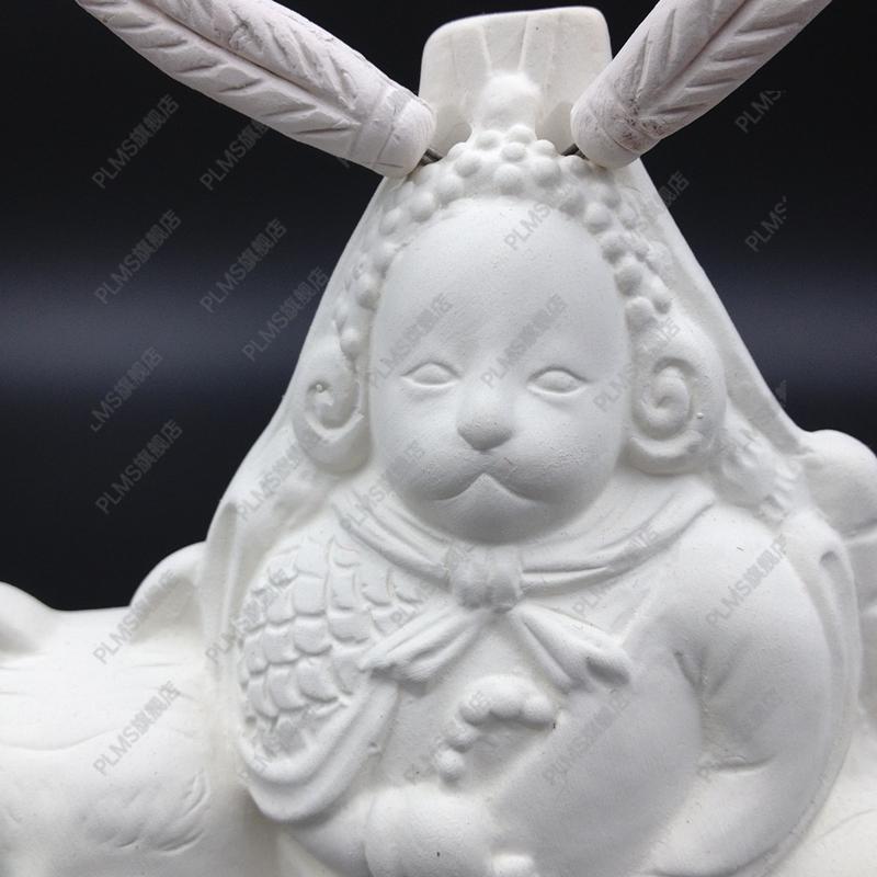 老北京兔儿爷 老北京兔爷白坯 石膏白坯兔儿爷 十二生肖手工diy美术