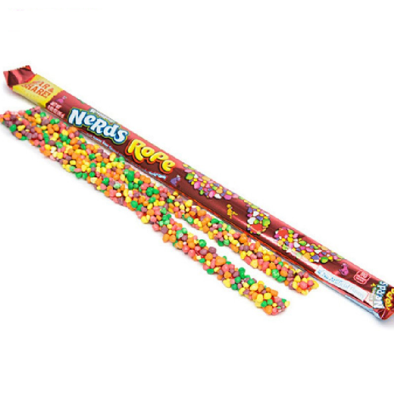 5折 蜡瓶糖果 韩国吃播同款 彩虹绳子糖声 控吃播suna 咀嚼音 彩虹糖