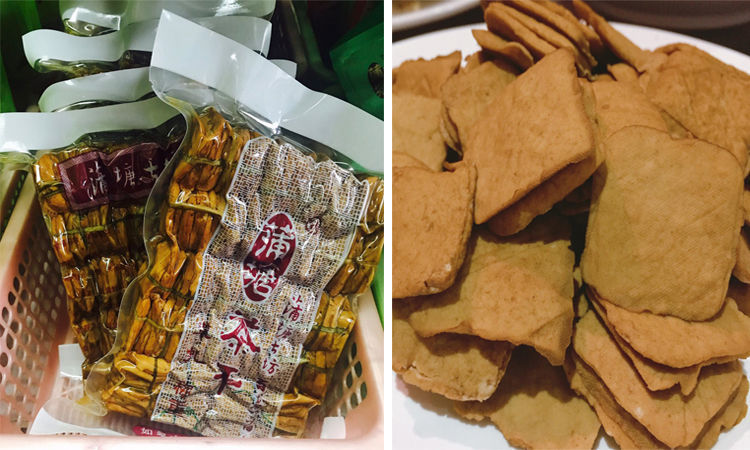 白蒲茶干如皋特产蒲塘草绳扎豆干传统豆腐干香干户外干粮休闲零食1袋