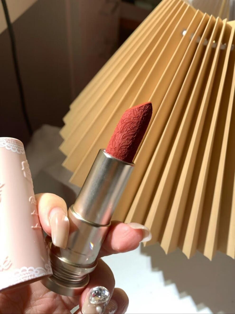 【京选优品】colorrose浮雕口红学生款奶茶色口红豆沙色哑光滋润 16