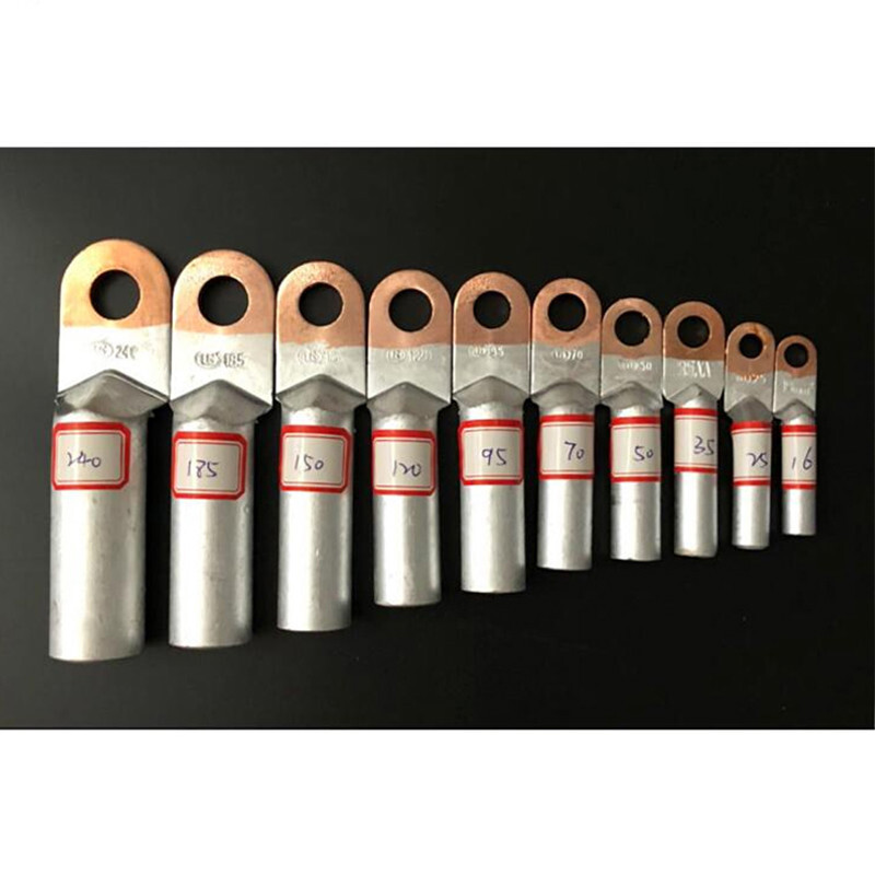 dtl铜铝鼻子铜鼻子铜铝线耳接线端子钎焊端子铝线耳线鼻子接线 国标