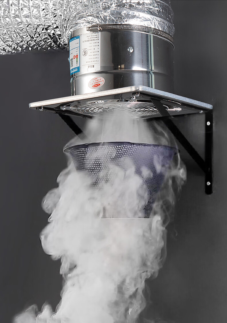 多乾华 租房出租屋抽油烟机排气扇强力排风扇厨房抽风机家用管道