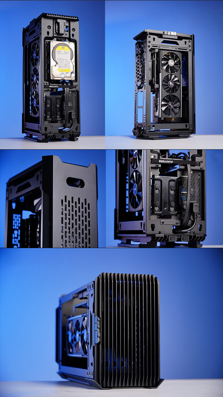 追风者phanteks217e曜石黑v2升级版散热面板itx迷你电竞水冷argb518