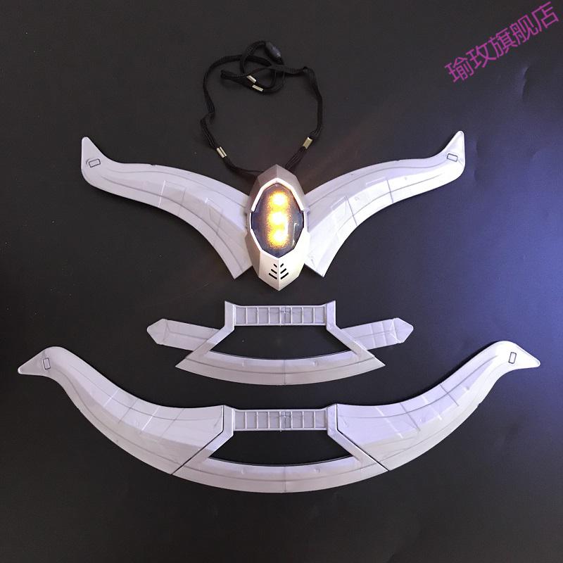 赛罗头镖 赛罗奥特曼头镖玩具 塞罗头标投标飞镖弯刀冰斧儿童拼装 2个银色赛罗头镖