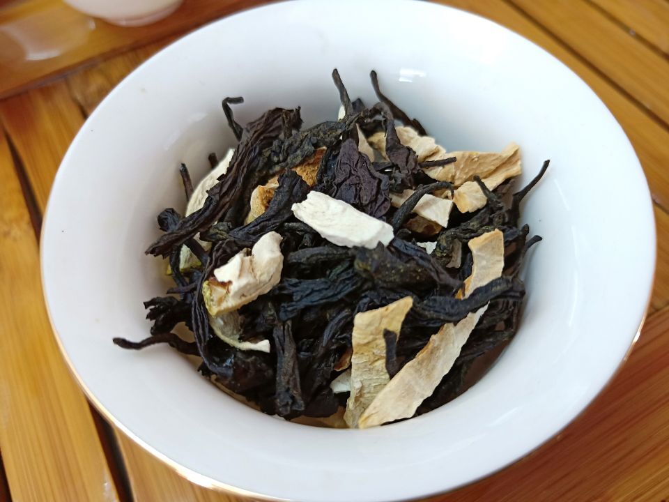 佛手香橼茶潮汕特产老香橼高山水仙乌龙茶清香甘甜袋装250克野栋茶叶