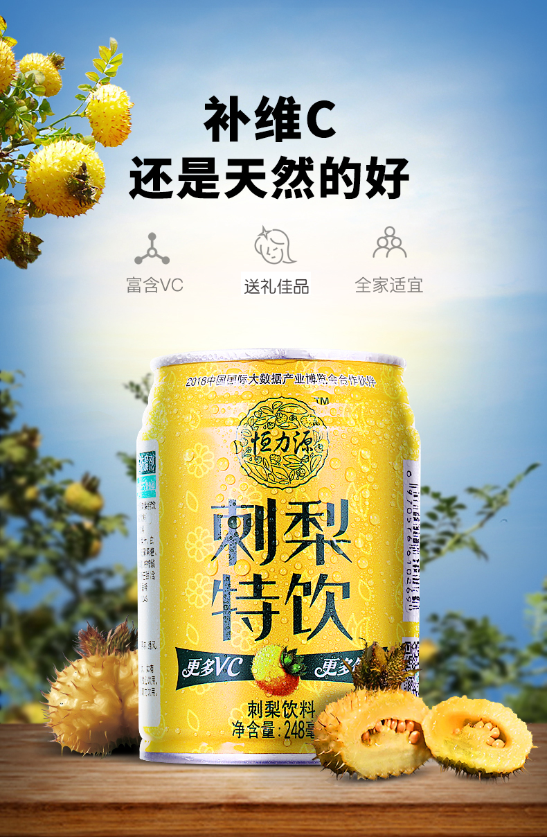 整箱贵州特产恒力源刺梨特饮浓缩刺梨汁饮料刺梨宝刺梨果汁刺梨宝248