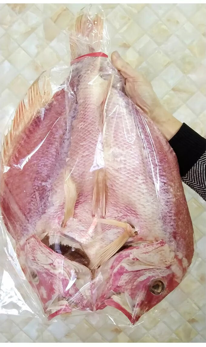 湛江特产 深海大红鱼干 自晒咸鱼干 红立鱼 海南红鱼 礼海鲜干货 大红