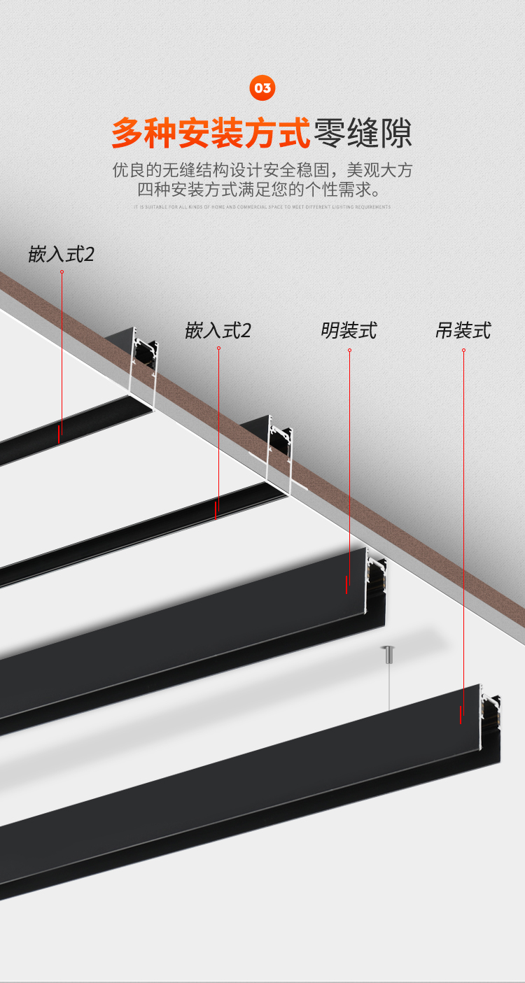 欧普轨道灯安装方法图片