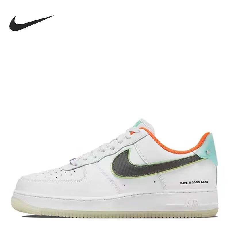 nike耐克e空军一号笑脸小雏菊低邦板鞋男鞋af1休闲运动女鞋秋冬dm0118