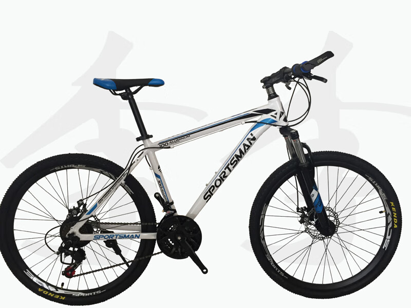 斯波兹曼自行车 26勇士 暑期学生21速前后碟刹山地车 铝架-蓝色 26
