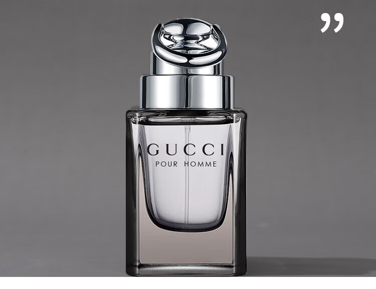 古驰（GUCCI）经典风范男士香水50ml 木质香调持久清新淡香水 情人节男友礼物 古驰拉环经典同名男士淡香水50ml