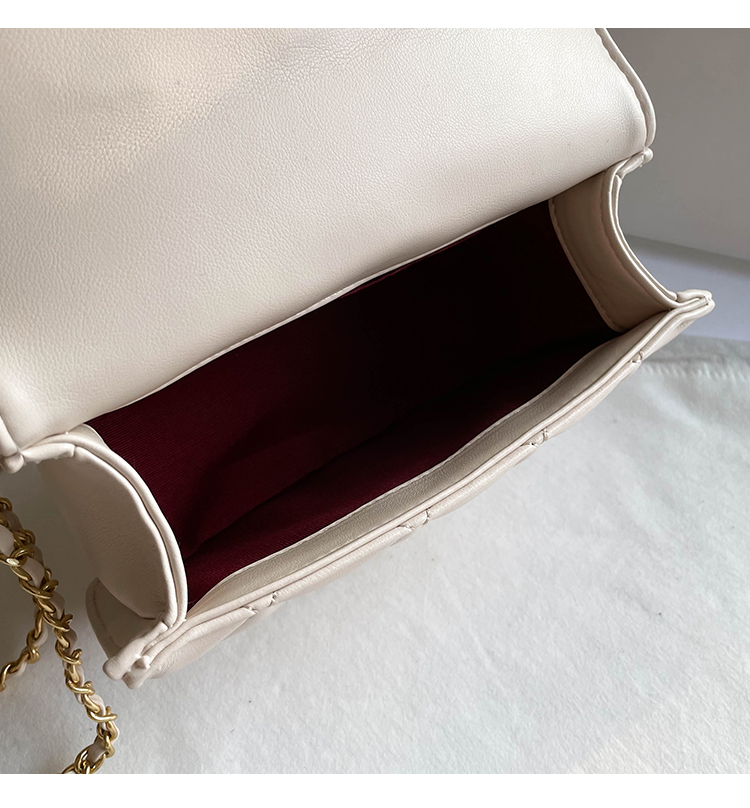 cr包包真皮小香风菱格包包2022新款时尚百搭链条单肩斜挎小包轻奢女包