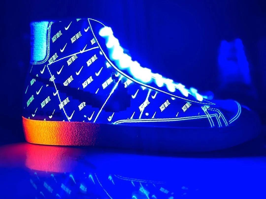 开拓者aj电玩 sb blazer mid 77 男女夜光电玩像素鞋aj3男女鞋莆田