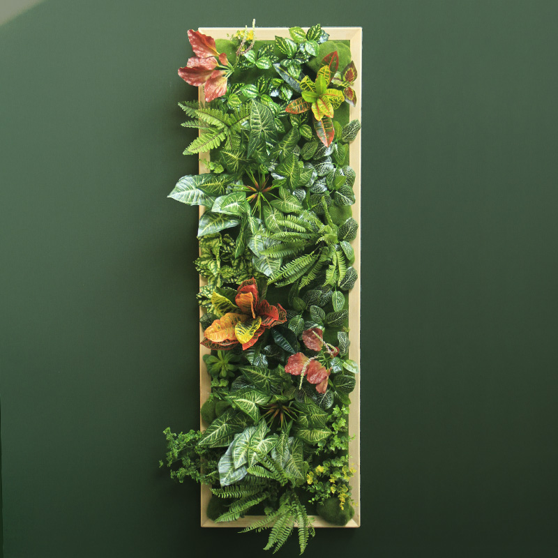 仿真多肉植物壁挂墙壁花草装饰墙面挂件立体店铺墙体装饰创意绿植 y款