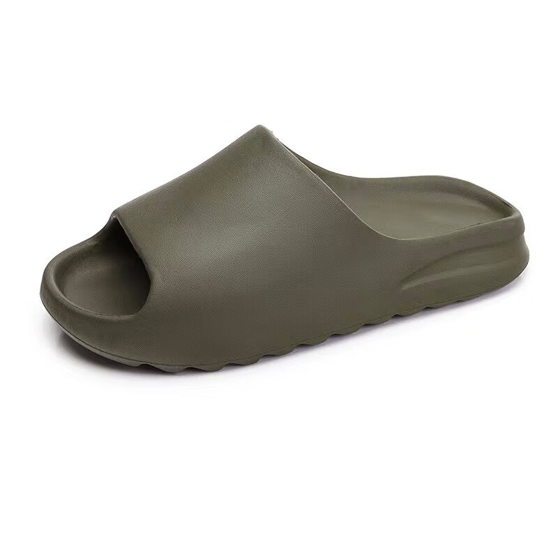 椰子拖鞋莆田椰子拖鞋肯豆同款男女外穿夏踩屎感情侣沙滩一字拖 米色