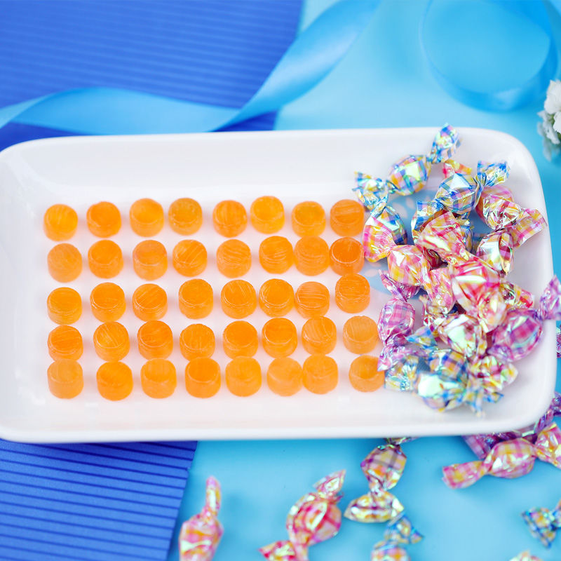 炫彩千纸鹤糖果散装小酸酸零食混合多口味透明糖纸迷你节日礼物 炫彩