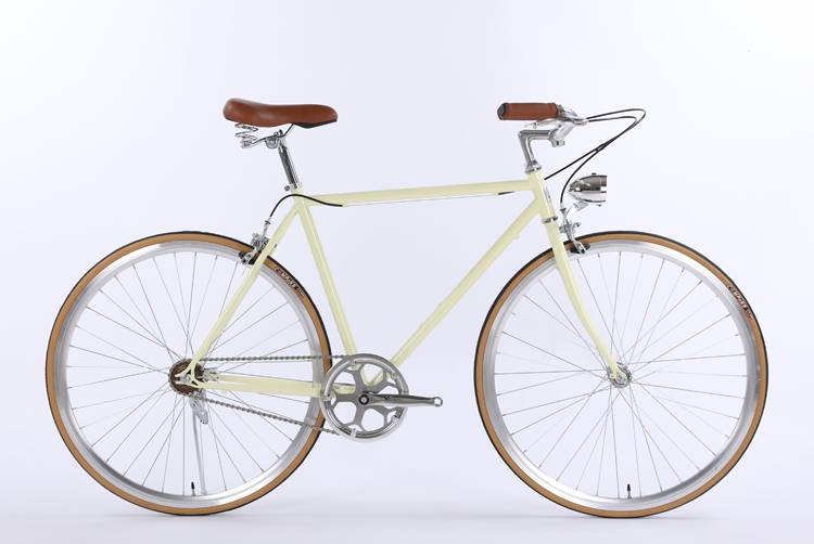 细轮胎自行车 mettler/梅勒 复古死飞自行车 男女款倒骑刹学生变速单