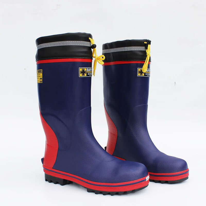 唯坤【击穿底价】钢头橡胶防砸雨鞋男款高筒劳保安全雨靴春夏时尚防滑