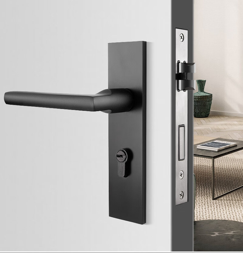 乐优家 门锁室内卧室房门锁通用型磁吸静音家用锁门把手实木房门锁