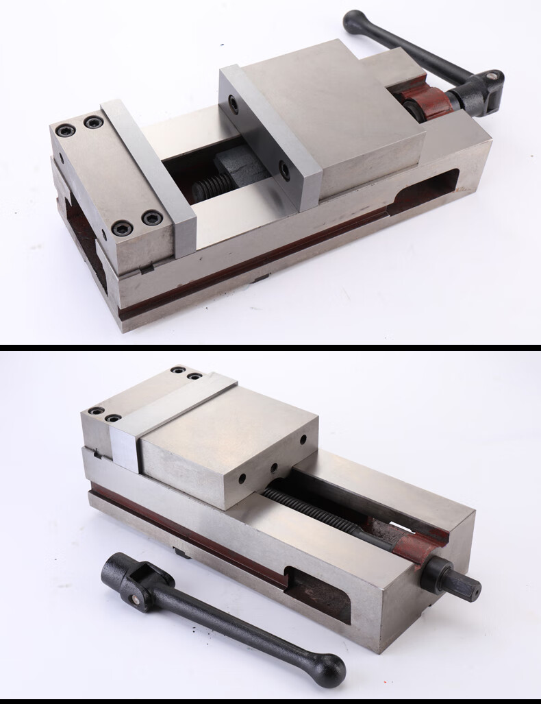 德式铣床平口钳加工中心cnc钻用6寸8寸10寸台虎钳高精密虎钳qm16160n