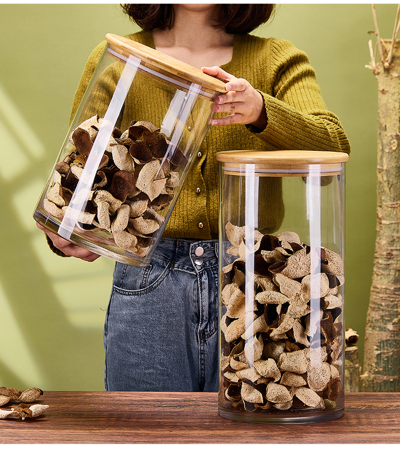 罐大容量 陈皮储存罐大容量玻璃密封罐带盖茶叶收纳储物瓶小青柑包装