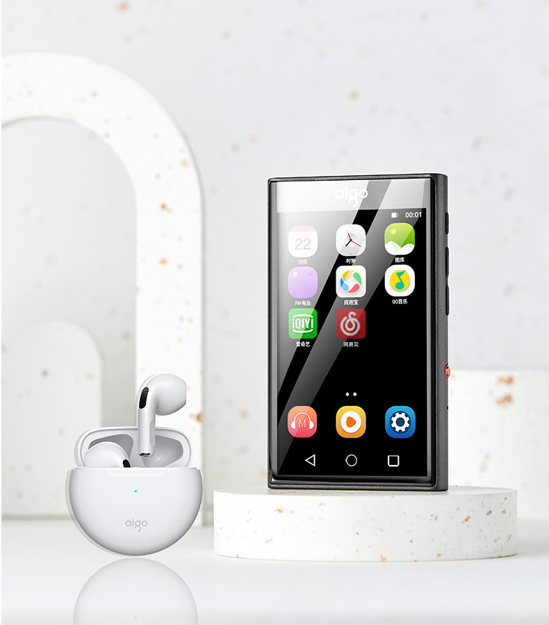 爱国者aigom2pro可上网mp4触屏蓝牙mp3学生mp5音乐播放器mp6全面屏